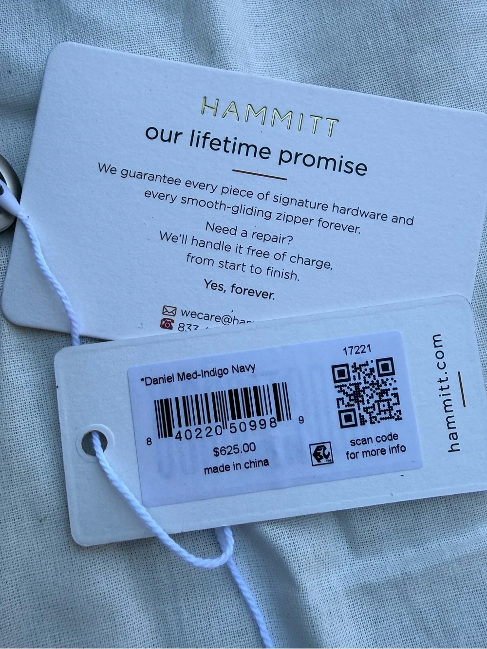 Hammitt Daniel Medium Indigo Navy 2023 Exclusive Limited Satchel Bag NWT RARE